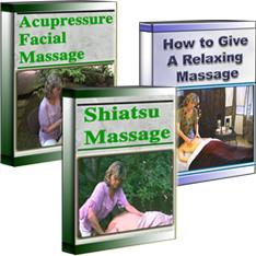 "Shiatsu/Facial/How To Give a Relaxing Massage Download Combo" + Free Head Neck Shoulders Video