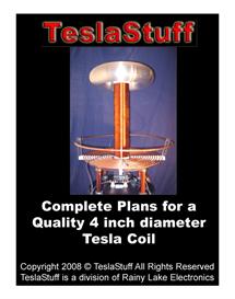 Tesla Coil Complete Plans with 90 Color Pictures