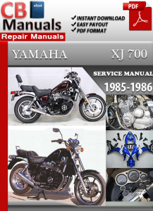 Yamaha XJ 700 1985-1986 Service Repair Manual | eBooks ... 1986 yamaha maxim 700 wiring diagram 