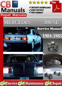 1985 MERCEDES 380SE SERVICE REPAIR MANUAL 85 PDF visual data 6