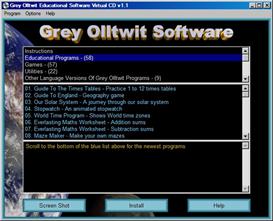 200 + Education Programs & Games on a Virtual CD
