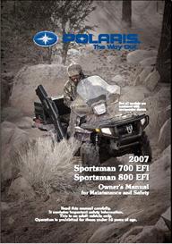 1996-2004 Polaris Sportsman 400, 500, 600, 700 Owners Manual, 1996