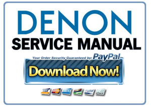 Denon PMA-A100 Amplifier Service Manual | eBooks | Technical