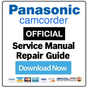 Panasonic HDC-TM300 SD300 Camcorder Service Manual | eBooks | Technical