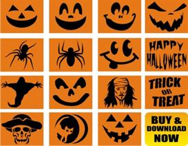 pumpkin carving template