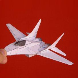 Paper Mig-29 White