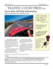 Top 10 Traffic Court Tips
