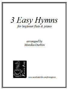 Download the Sheet Music eBooks | 3 Easy Hymns for Beginner Flute & Piano - Sheet Music