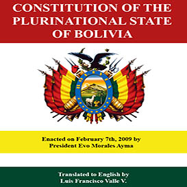 Constitution of the Plurinational State of Bolivia eBooks Law