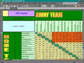 20 Team Football League Table