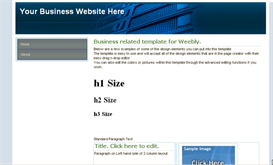 Weebly Template - Business