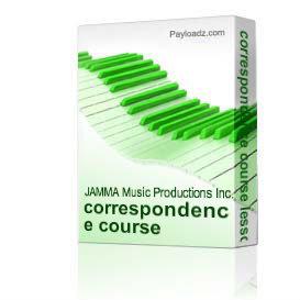 correspondence course lesson 1
