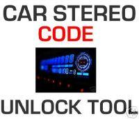 Car Stereo Radio Code UNLOCKER UNLOCK Software Tool