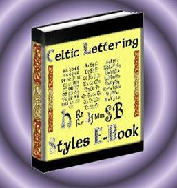 Celtic Tattoo Flash designs lettering styles