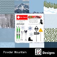 Powder Mountain Digiscrap Pack