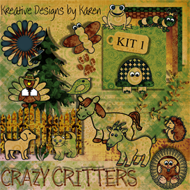 Crazy Critters by KDK