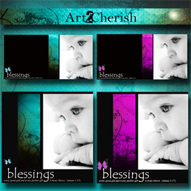 Baby Announcement and Photo Template