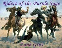 Riders of the Purple Sage by Zane Grey Sony LRF
