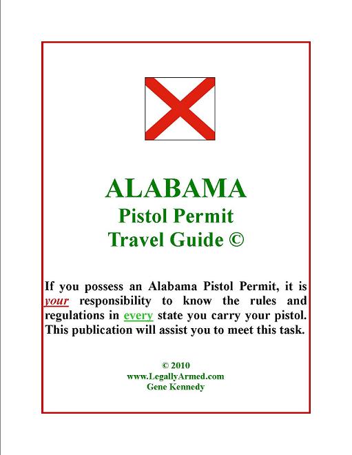 Alabama Pistol Permit Travel Guide (PDF) 2010 eBooks Travel