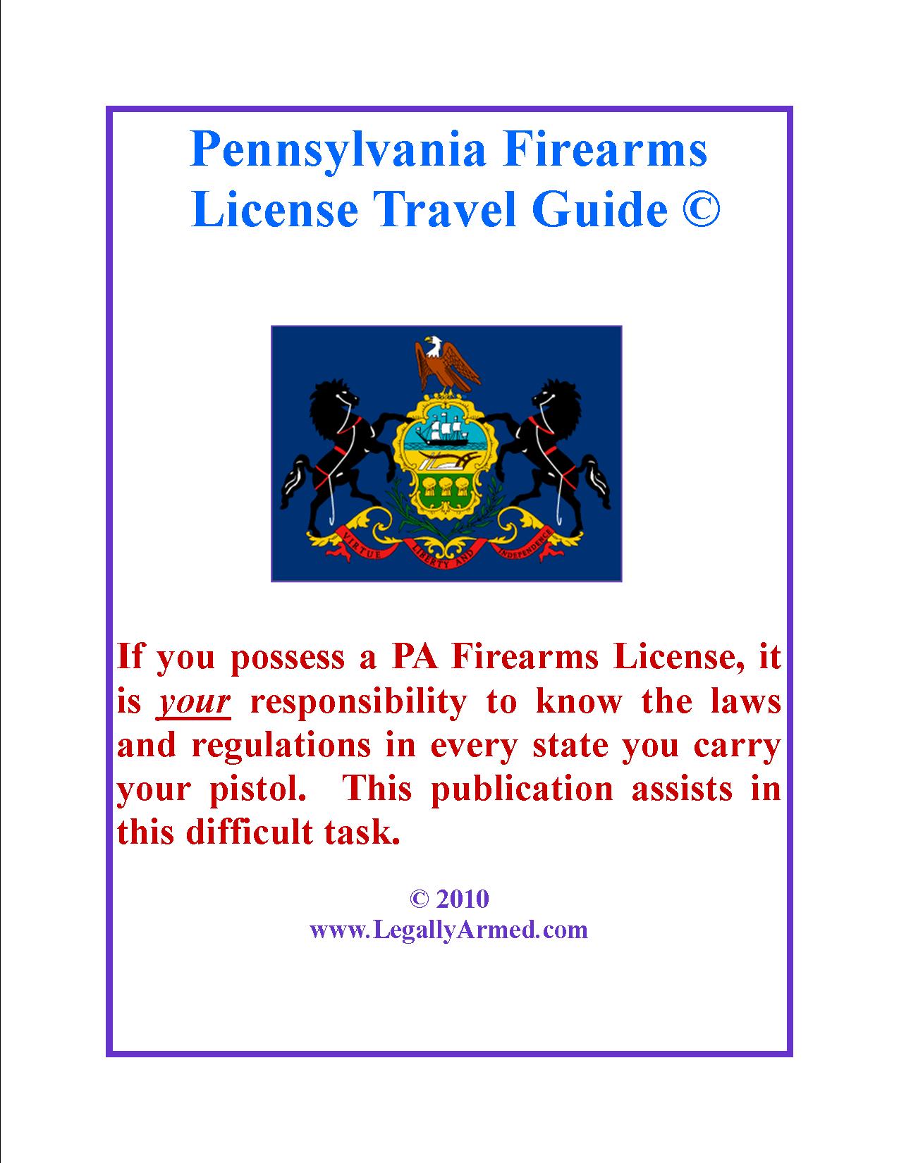 Pennsylvania Firearms License Travel Guide (PDF) eBooks NonFiction