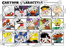Download the Documents and Forms Other Files | Quiz Picture Round - Cartoon Characters