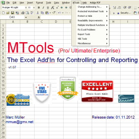 MTools Excel Addin