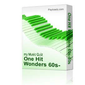 One Hit Wonders 60s-80s