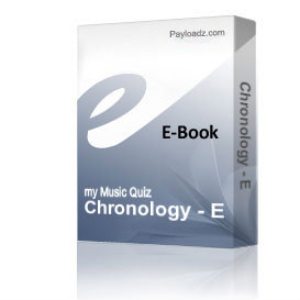 Chronology - E
