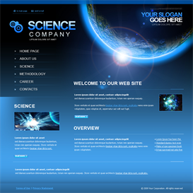 Website template