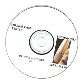 MILNER EASY VOCAL TECHNIQUES LEVEL 2&3