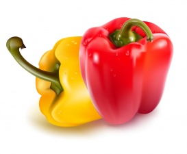 Vectorlib RF (Standard License): Ripe red and yellow peppers