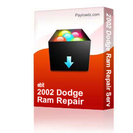 2002 Dodge Ram Repair Service Manual