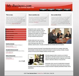 Shinystripey [blue] - Web template