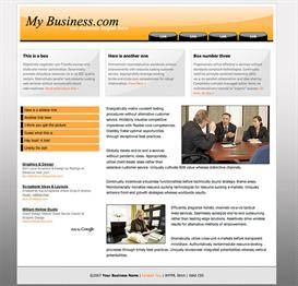 Shinystripey [orange] - Web template