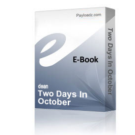 Two Days In October Audio Book