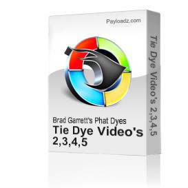 Tie Dye Video's 2,3,4,5