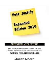 Post Justify - Mentalism with Post-It notes