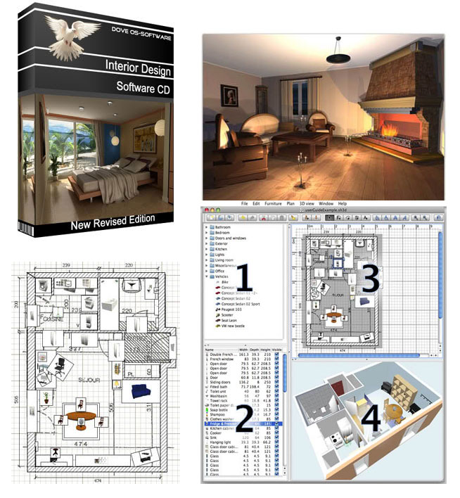 3D Interior Design CAD House Home Designer Software | Software | Design