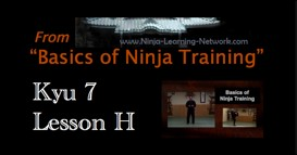 Ninjutsu 7th Kyu Lesson H - KATANA PARTS AND CUSTOMS - Basics of Ninja Training