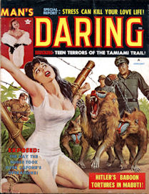 Complete MAN'S DARING magazine, January 1962