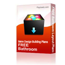 FREE Bathroom Layout Plans