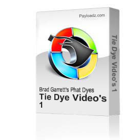 Tie Dye Video's 1 & 3