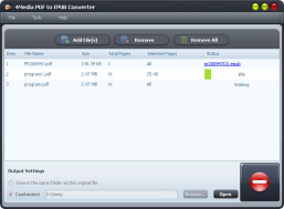4Media PDF to EPUB Converter 1.0.2.1026