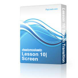Lesson 10: Screen Transitions Source Code