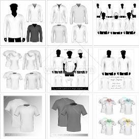 Shirt collection 03. T-shirt, polo shirt and hooded sweatshirt templates - only $17.95! (reg. $40)
