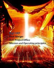 IS-IT Project Office set-up in complex environment. A post-merger case