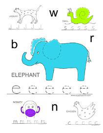 Alphabet Tracing Printable Workbook Lowercase Letters