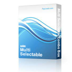 Multi Selectable Combo Box