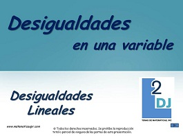 Desigualdades Lineales