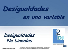 Desigualdades No Lineales